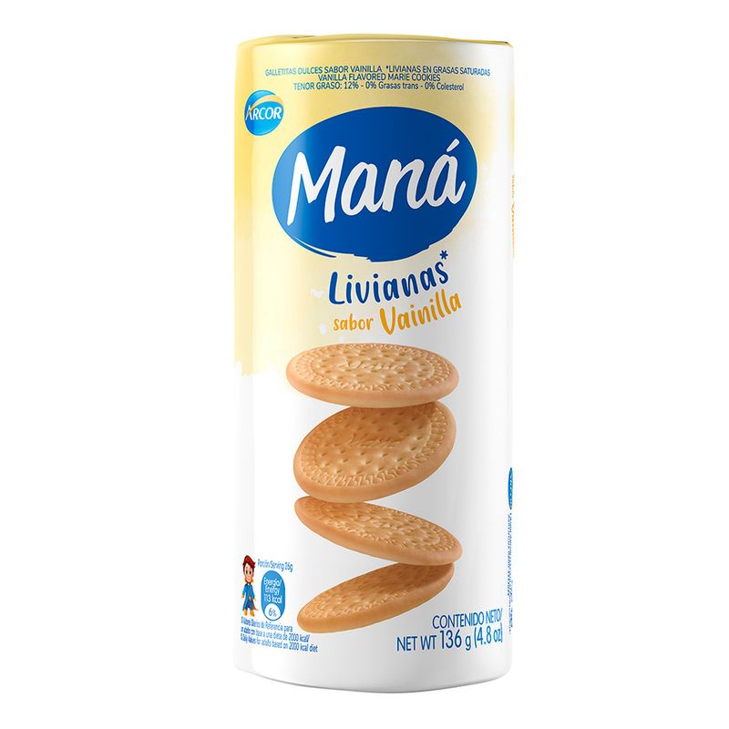 MANA GALLETA LIVIANA x136g LIMON