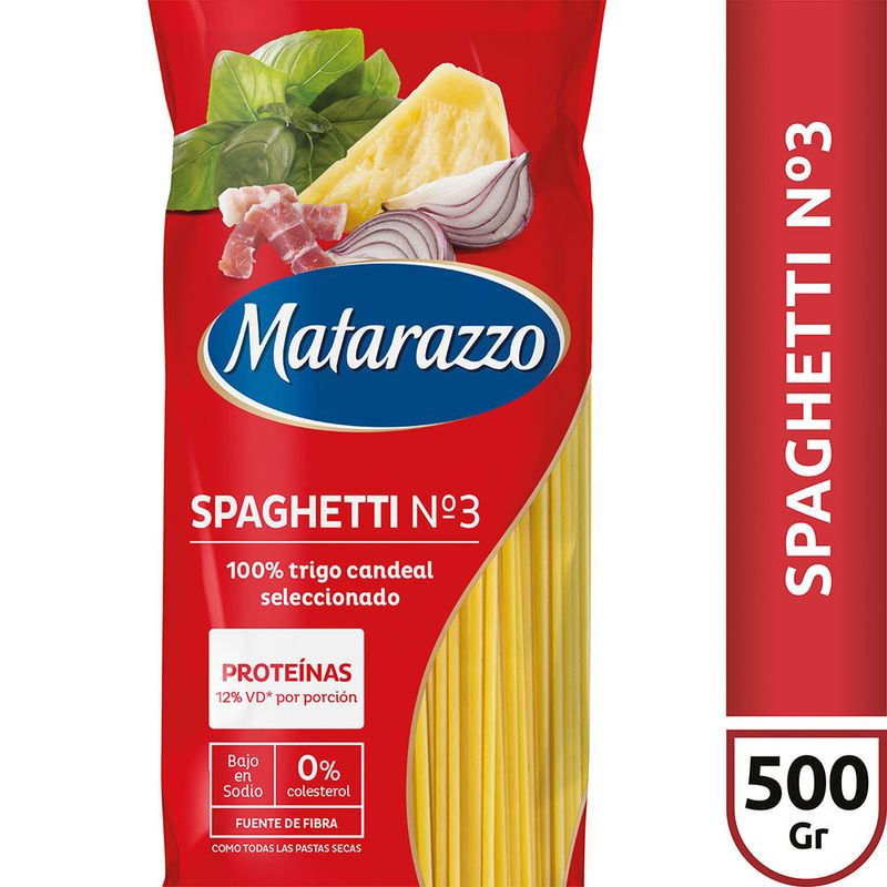 MATARAZZO FIDEO x500g SPAGHETTI N3