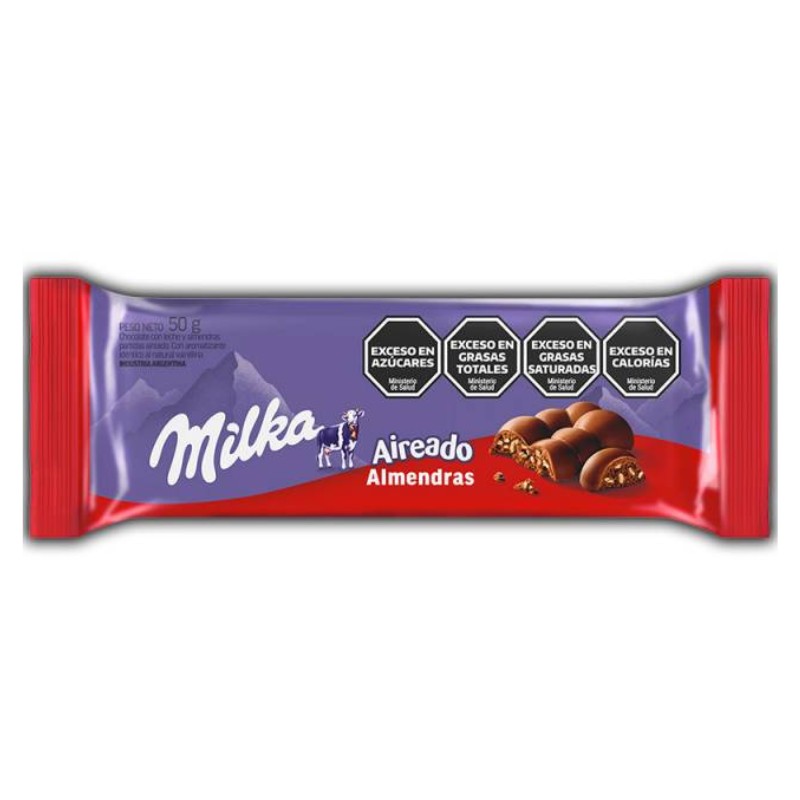 MILKA LEGER CHOCOLATE x50g ALMENDRAS