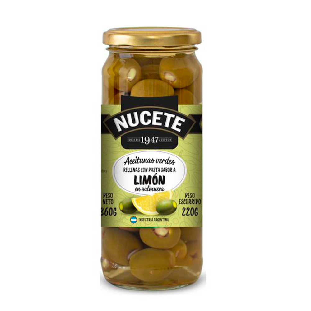 NUCETE ACEITUNA VERDE x330g RELL C/LIM