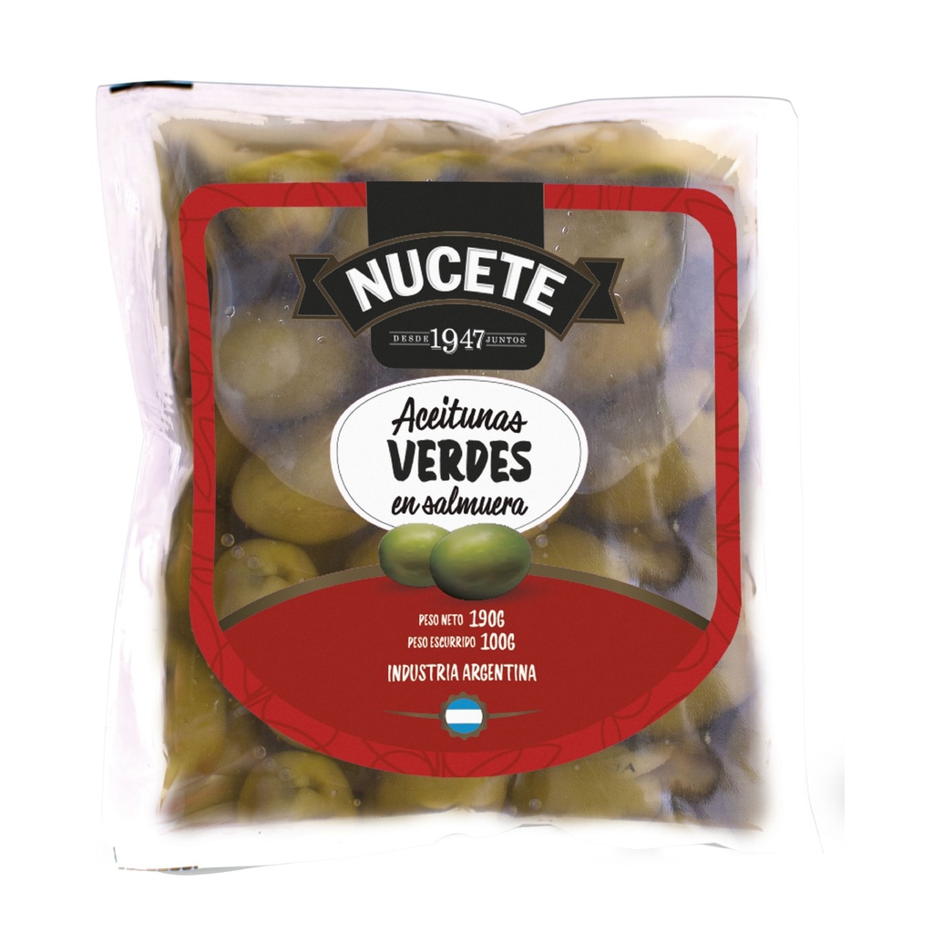 NUCETE ACEITUNA VERDE x190g DP
