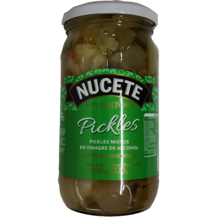 NUCETE PICKLES x330g FRASCO