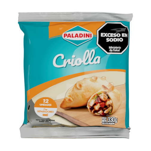 PALADINI DISCO EMPANADA x12u CRIOLLA