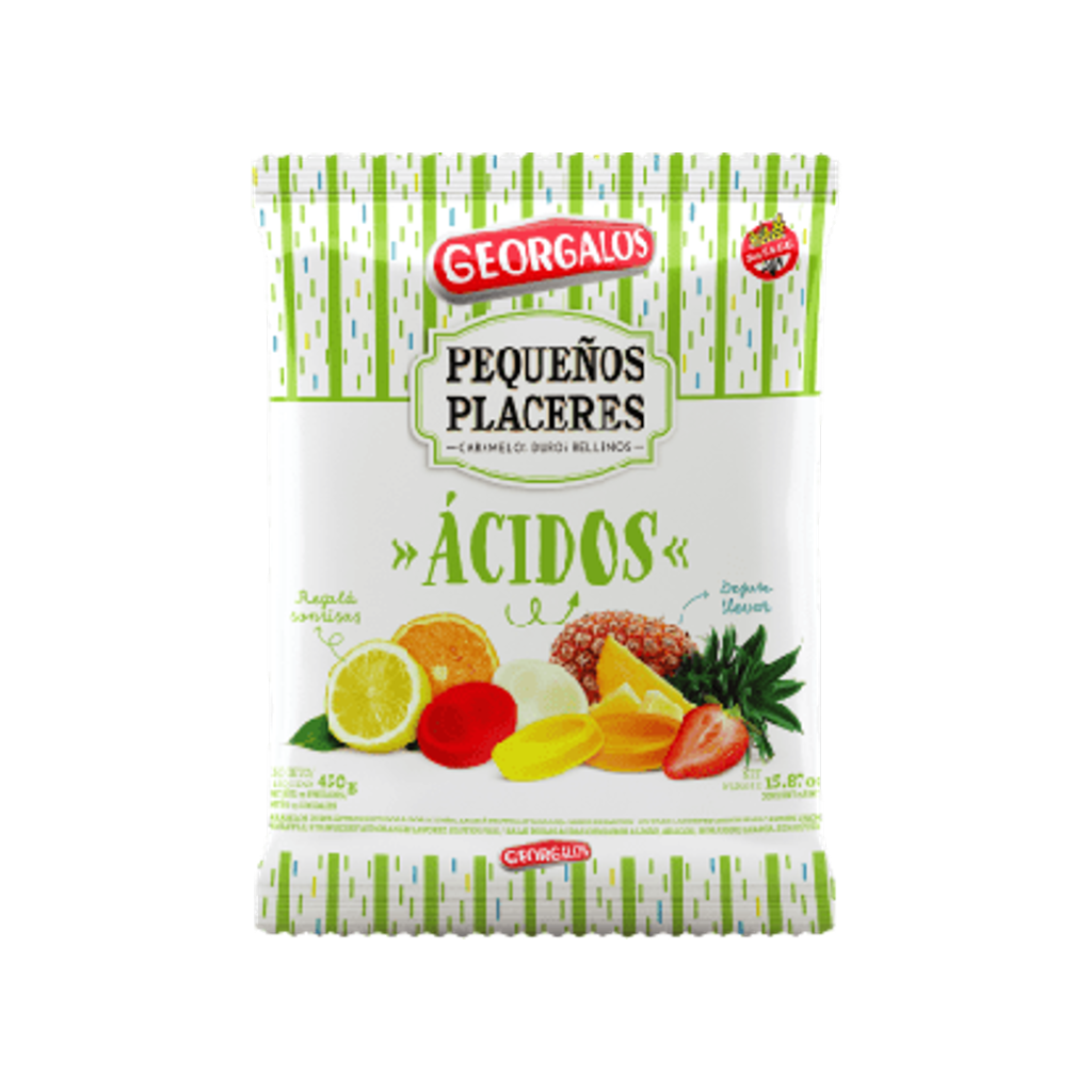 PEQUEÑOS PLACERES x450g FRUTA-ACIDOS