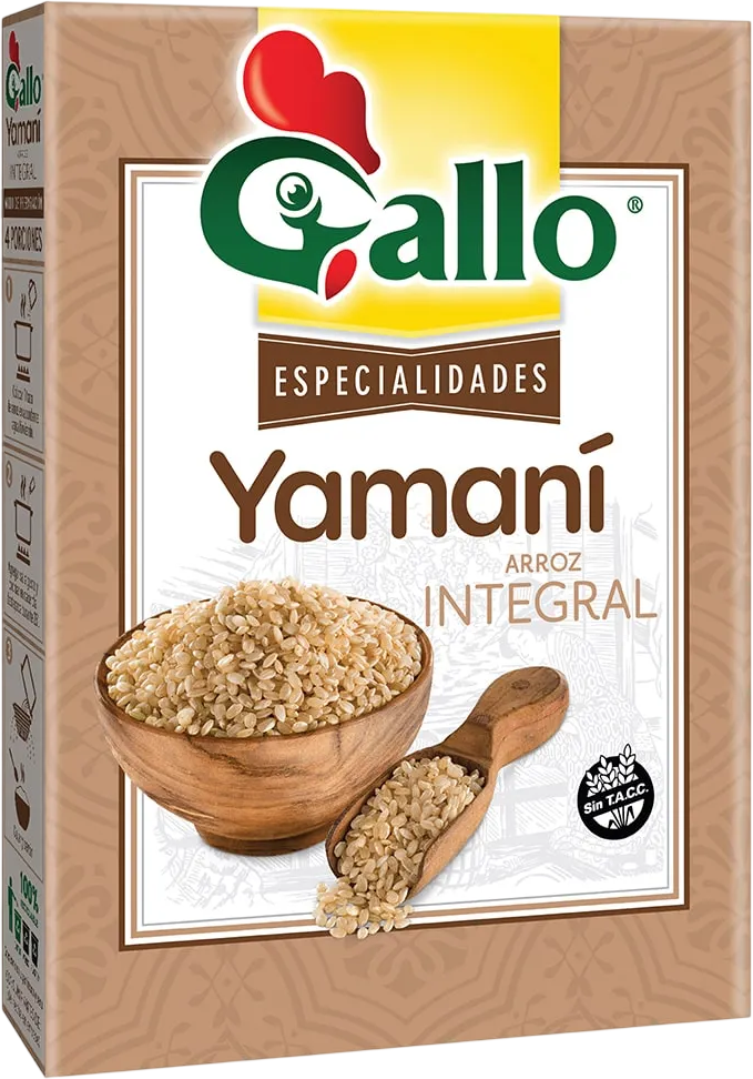 GALLO ARROZ x500g INTEGRAL YAMANI