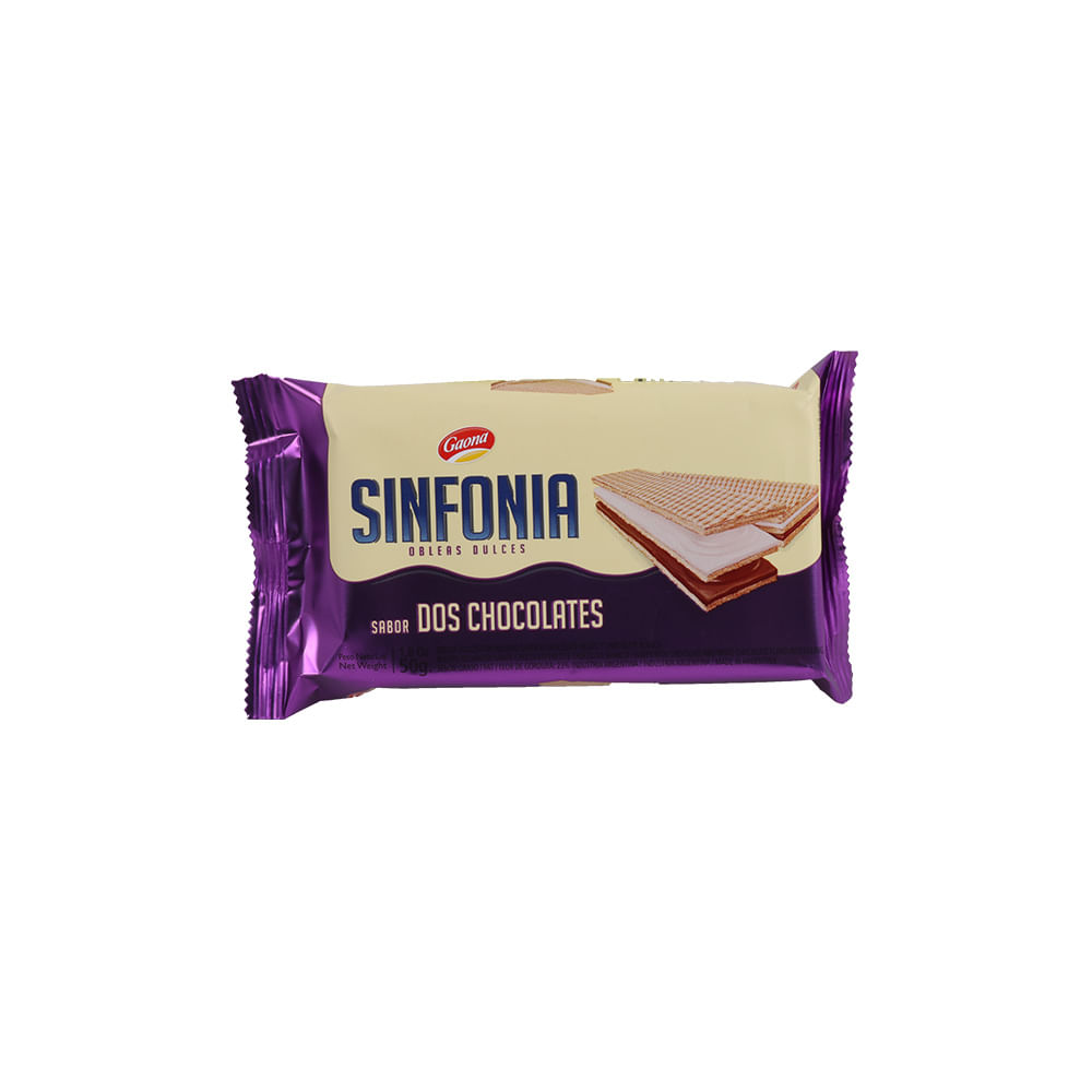 GAONA SINFONIA x50g DOS CHOCOLATES