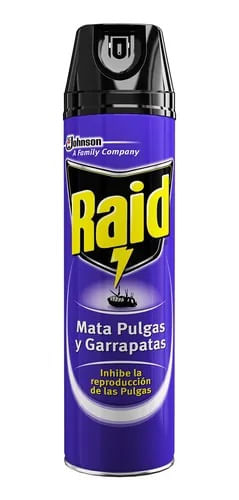 RAID AEROSOL x390cc PULGAS-GARRAPAS