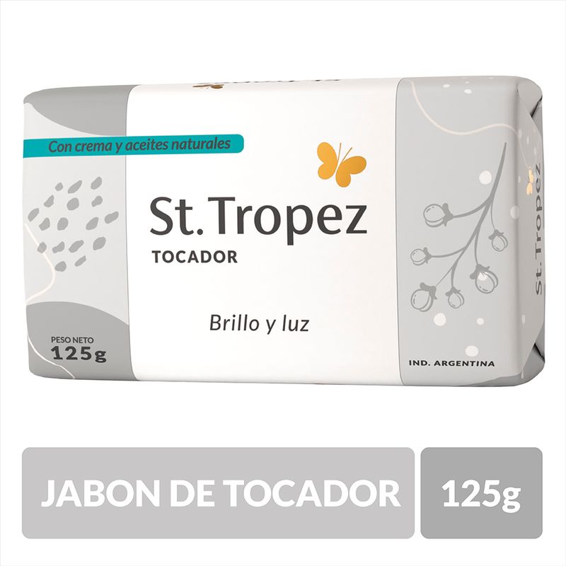 SAINT TROPEZ JABON TOC x120g BRILLO-LUZ