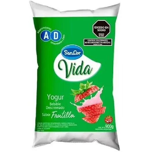 SANCOR YOGUR VIDA x900g FRUTILLA