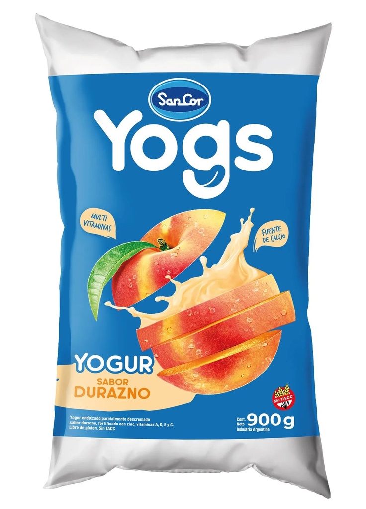 SANCOR YOGUR x900g DURAZNO
