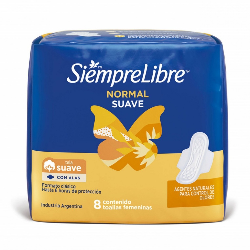 SIEMPRE LIBRE TOALLA x8u ULTRAF