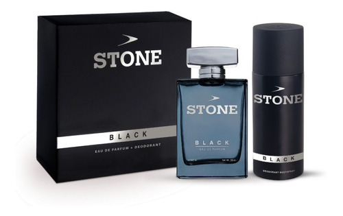 STONE SET EDT + DEO FOR MEN BLACK