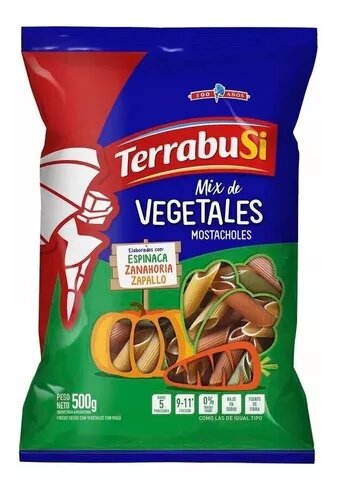 TERRABUSI FIDEO x500g MOST 3-VEG