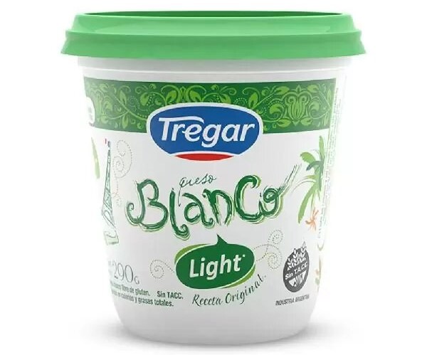 TREGAR QUESO BLANCO x290g LIGHT