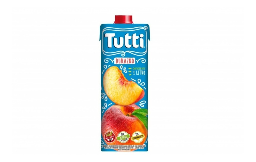 TUTTI JUGO x1L DURAZNO