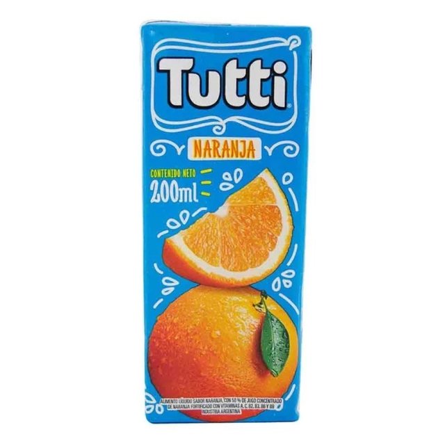 TUTTI JUGO x200ml NARANJA
