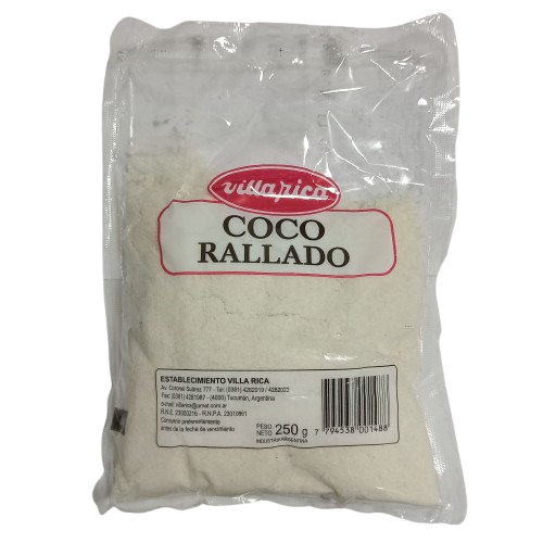 VILLA RICA COCO RALLADO x250g