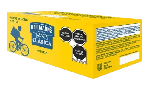 HELLMANNS MAY 196x7.6g PORCION