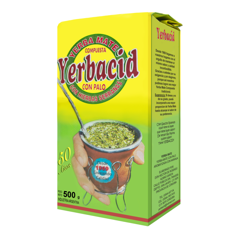 YERBACID YERBA x500g COMPUESTA