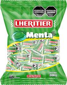 LHERITIER CARAMELOS x600g MENTA