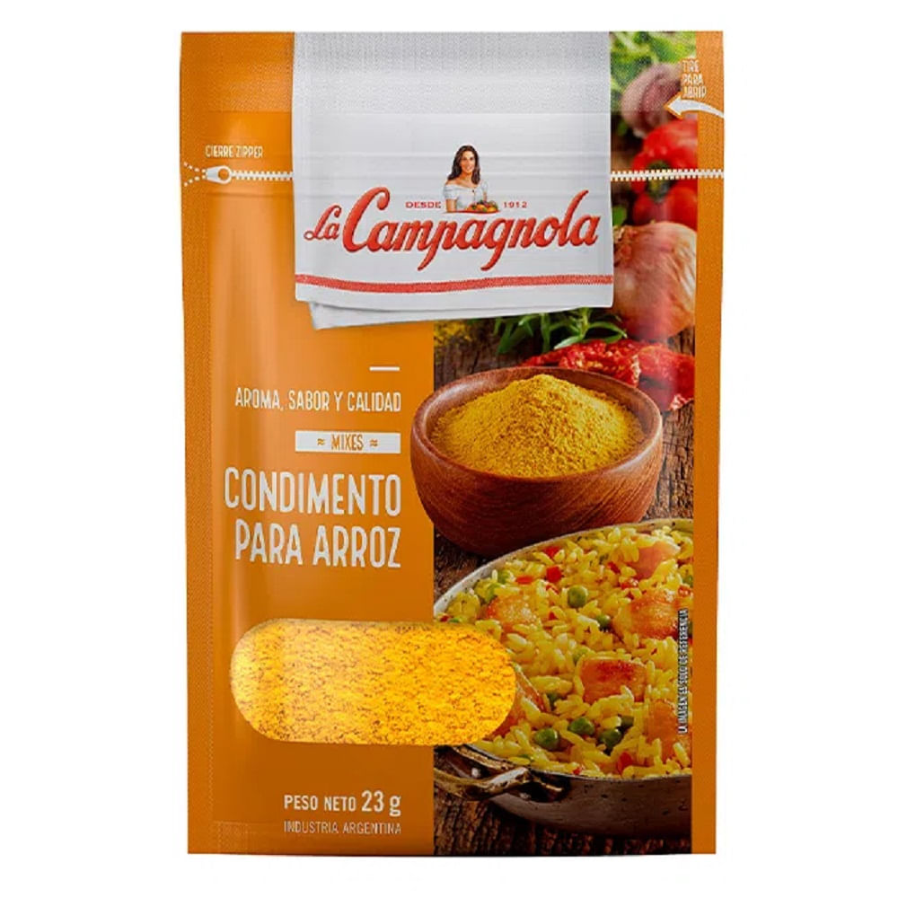 LA CAMPAGNOLA COND P/ARROZ x23g