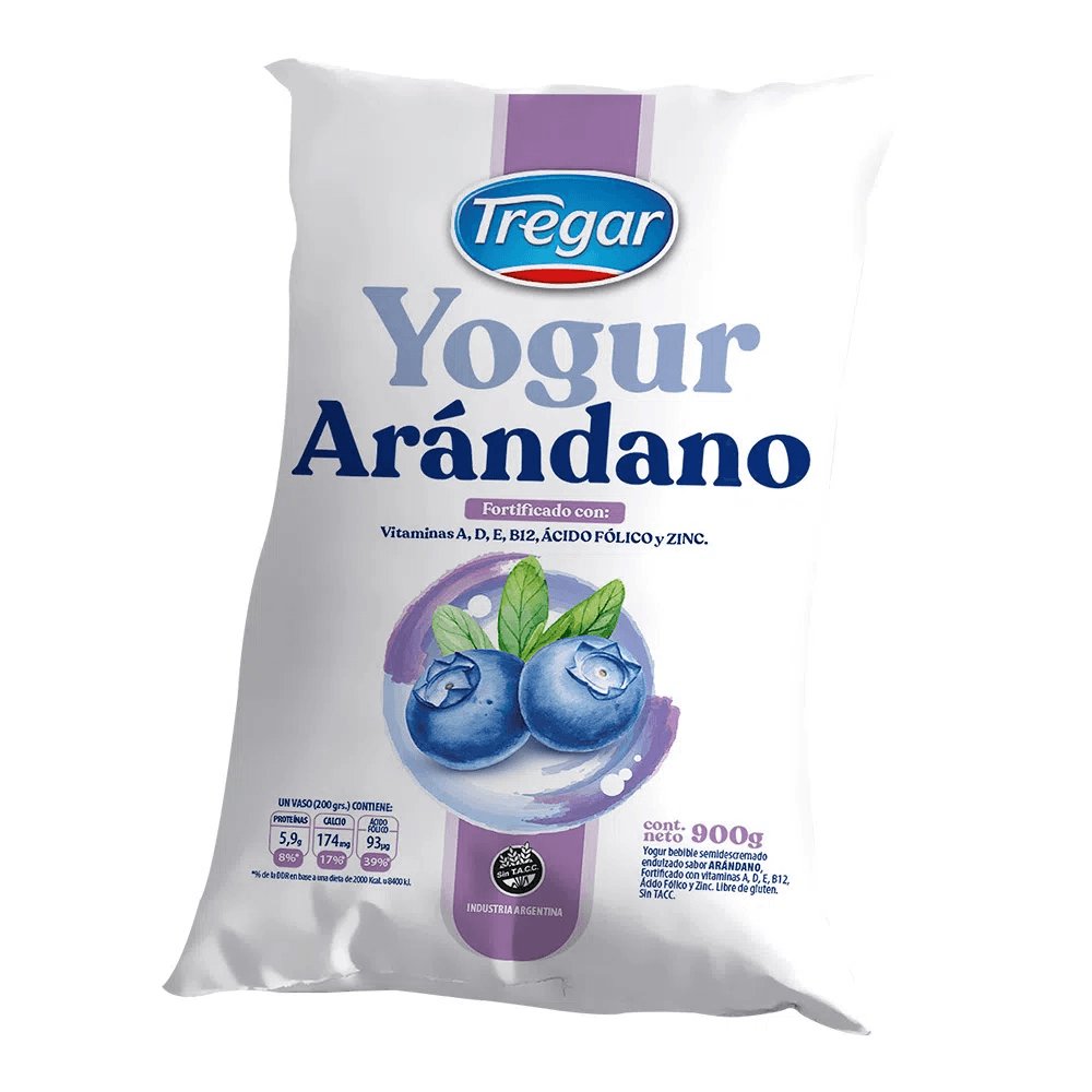 TREGAR YOGUR BEBIBLE x1L ARANDANO