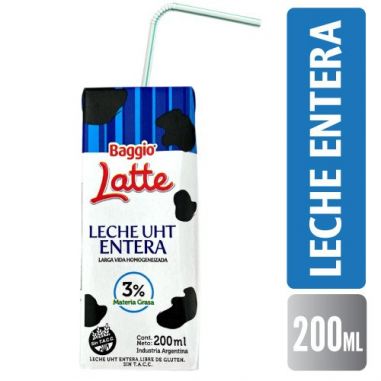 BAGGIO LECHE LATTE x200ml ENTERA