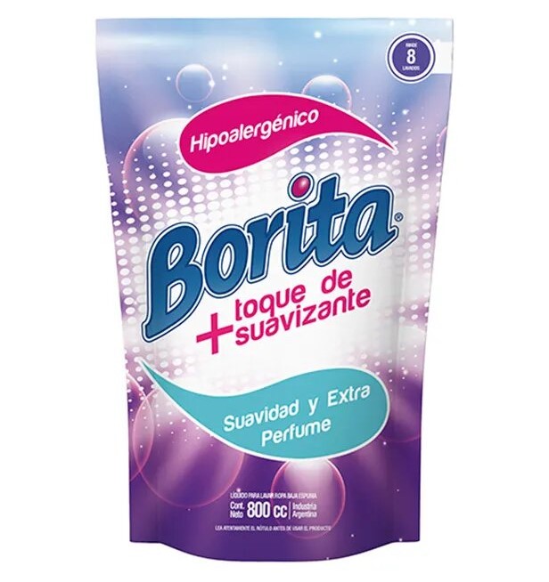 BORITA JABON LIQ x800ml DP TOQUE SUAVIDAD