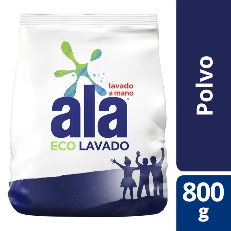 ALA JAB POLVO x800g LAV MANO ECOLAV