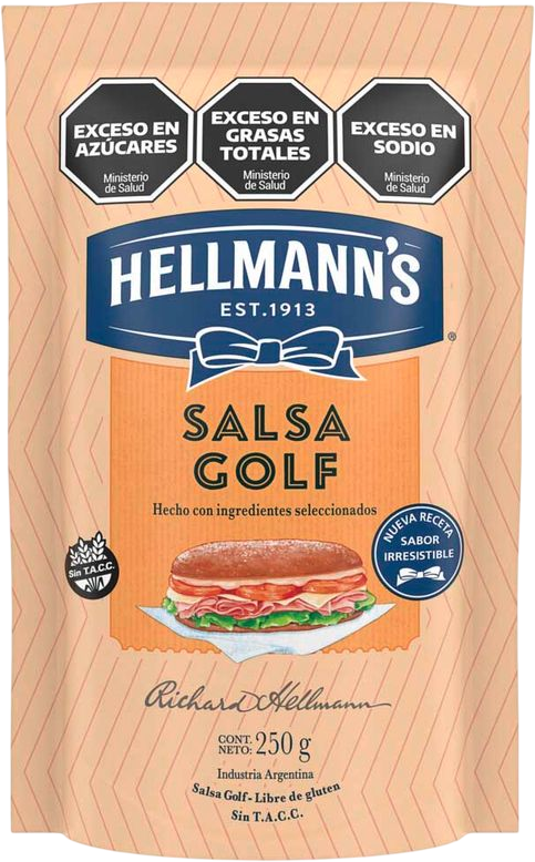 HELLMANNS SALSA GOLF x250g DP