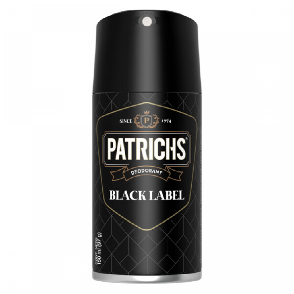 PATRICHS DEO AERO x150ml BLACK