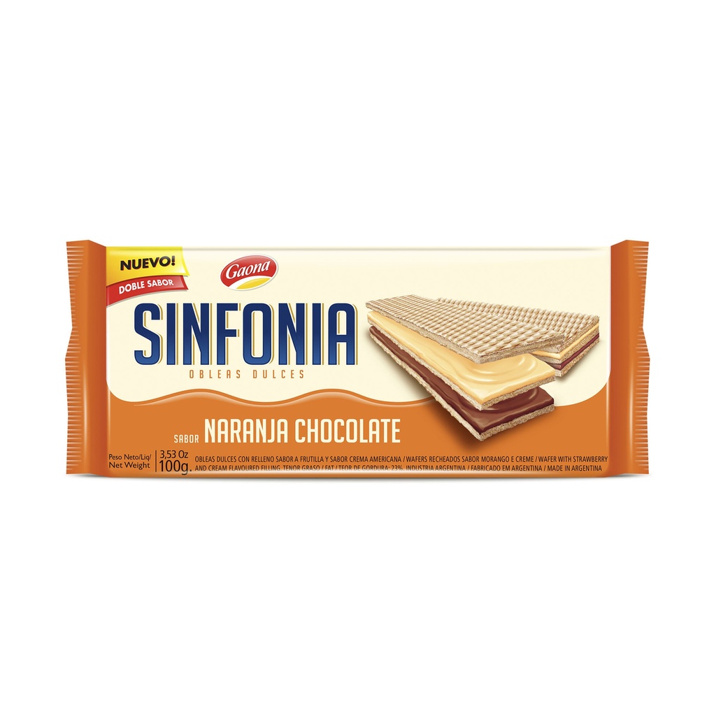 GAONA SINFONIA x100g NAR/CHOC