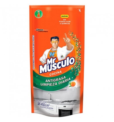 MR MUSCULO COCINA x450ml DP ANTIGRASA