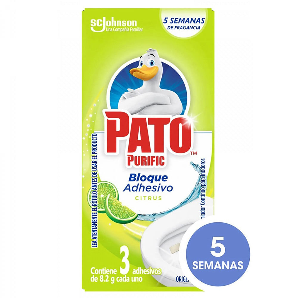 PATO BLOQUE ADHESIVO x24.6g CITRUS