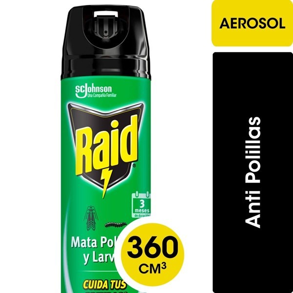 RAID AEROSOL x360cc POLILLAS
