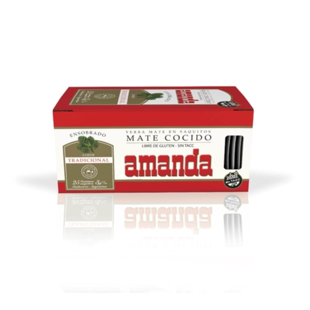 AMANDA MATE COCIDO x25u S/ENSOB