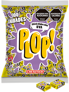 PLOP CHICLE BLISTER x400g UVA