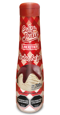 LHERITIER SALSA x200g FRUTOS ROJOS