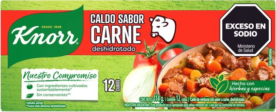 KNORR CALDO CUBITO x12u CARNE