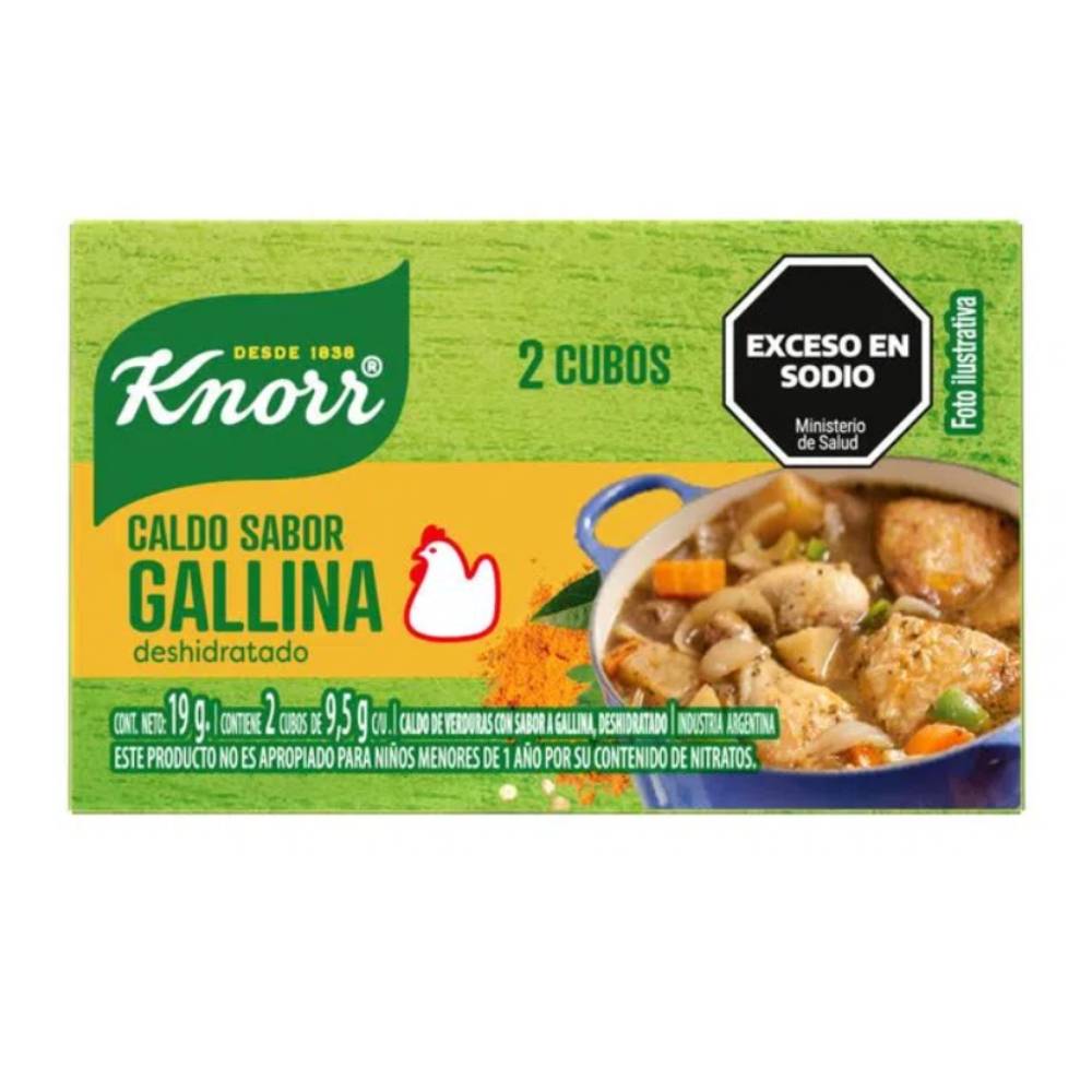 KNORR CALDO CUBITO x2u GALLINA