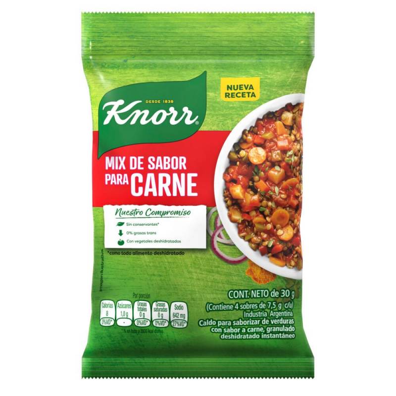 KNORR MIX SABOR SOBRE x30g CARNE