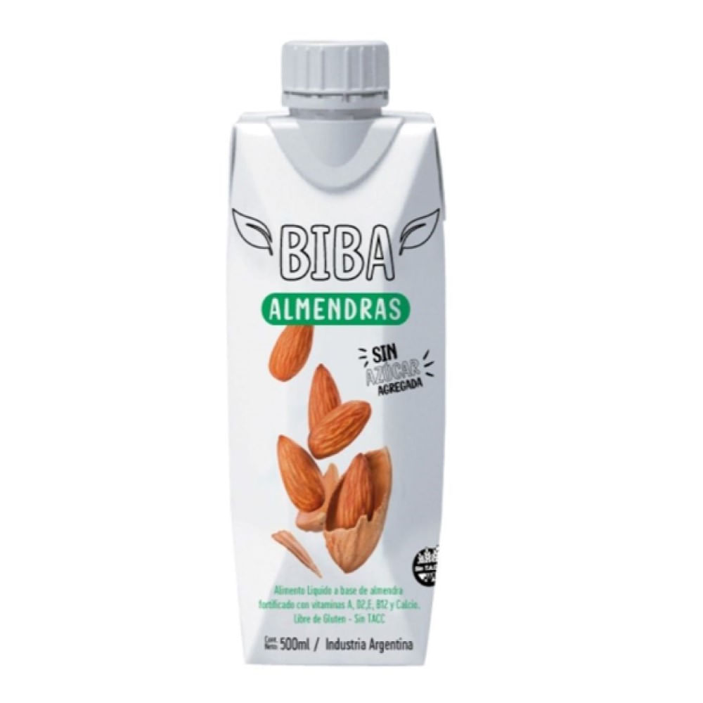 BIBA BEBIDA ALMENDRAS x500ml