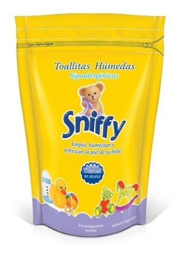 SNIFFY TOALLAS HUMEDAS x50u CLASICAS