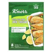 KNORR COND BOLSA HORNO x21g LIMON-OREGANO