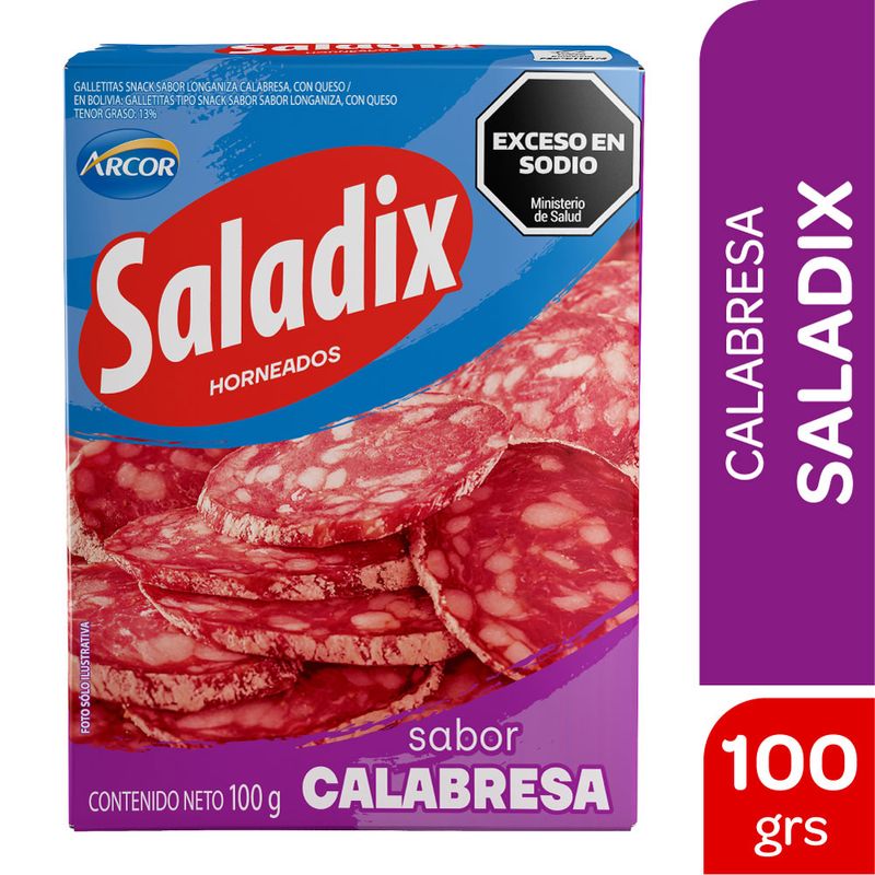 SALADIX GALLETA x100g CALABRESA