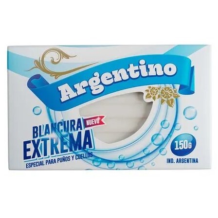 ARGENTINO JABON PAN BLANCO x150g
