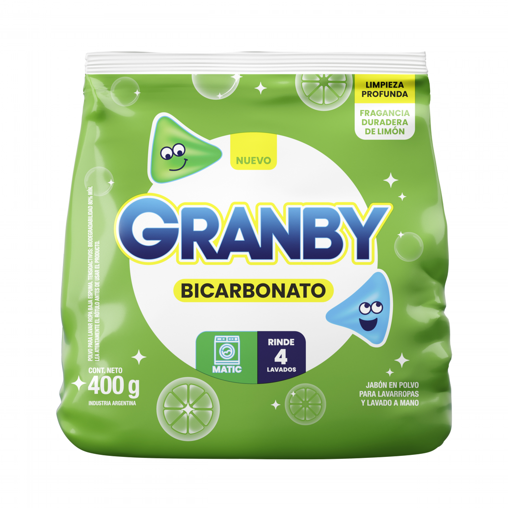 GRANBY JAB POLVO x400g MATIC LIMON