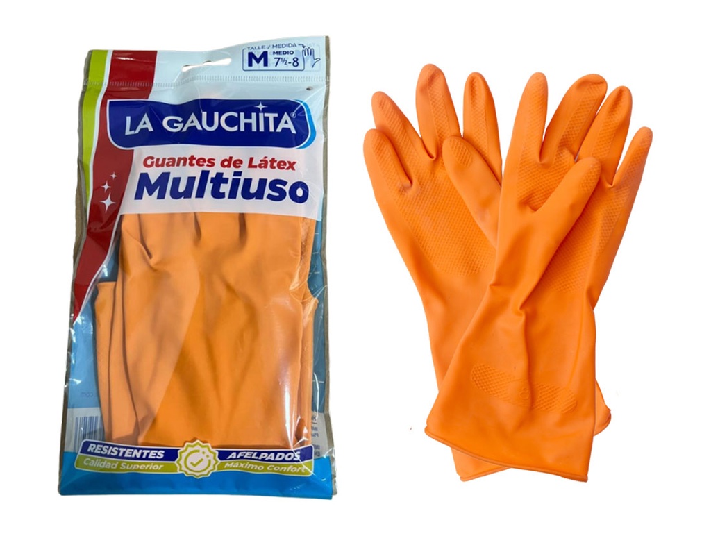 LA GAUCHITA GUANTES LATEX "S"