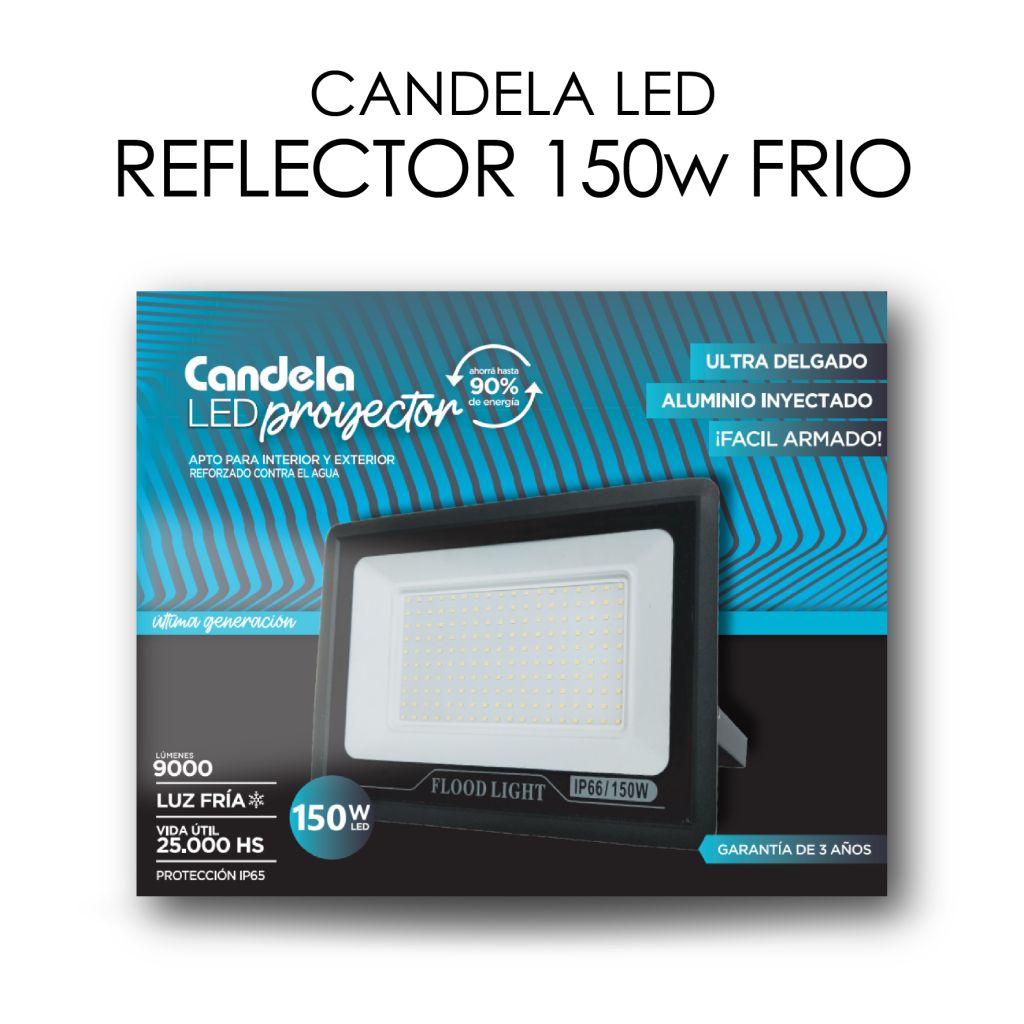 CANDELA PROYECTOR LED 150w FRIA