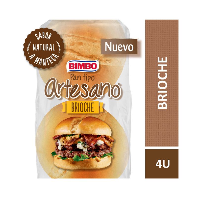 BIMBO HAMBURGUESA x240g ARTESANO BRIOCHE
